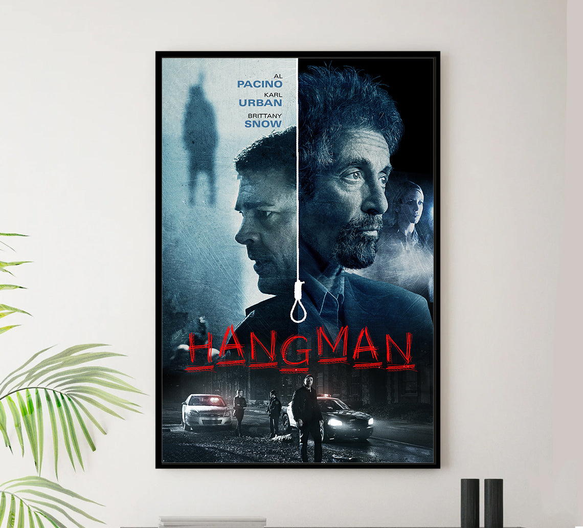 Hangman 2017 - Al Pacino - Sweden - Classic Movie Poster