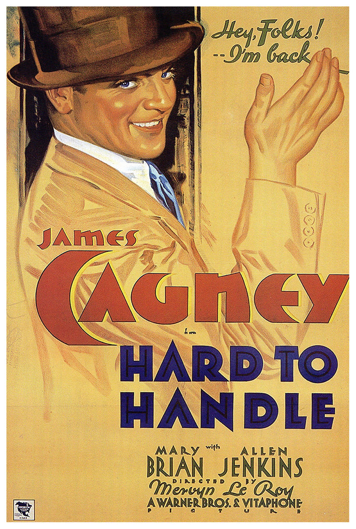 Hard to Handle 1933 - James Cagney - US - Classic Movie Poster