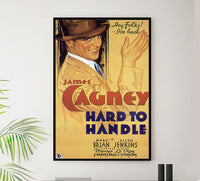 Hard to Handle 1933 - James Cagney - US - Classic Movie Poster