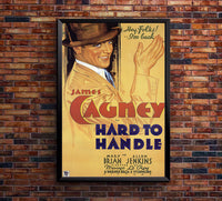 Hard to Handle 1933 - James Cagney - US - Classic Movie Poster