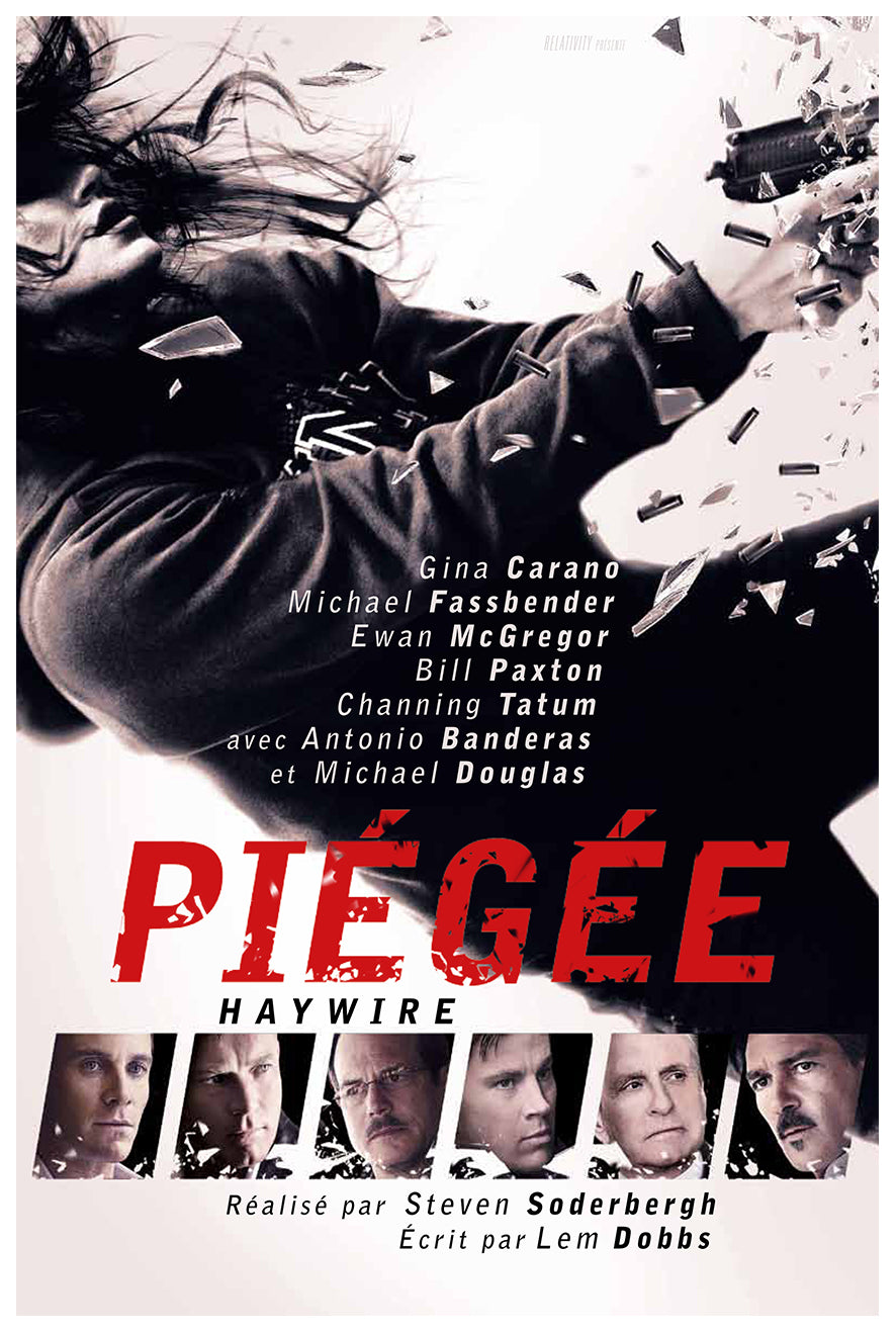 Haywire 2011 - Gina Carano - France - Classic Movie Poster
