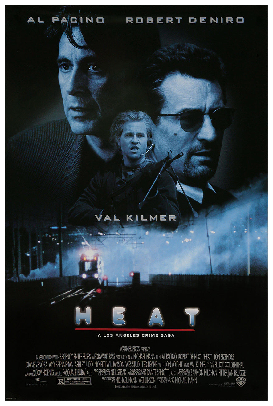Heat 1995 - Al Pacino - US (2) - Classic Movie Poster
