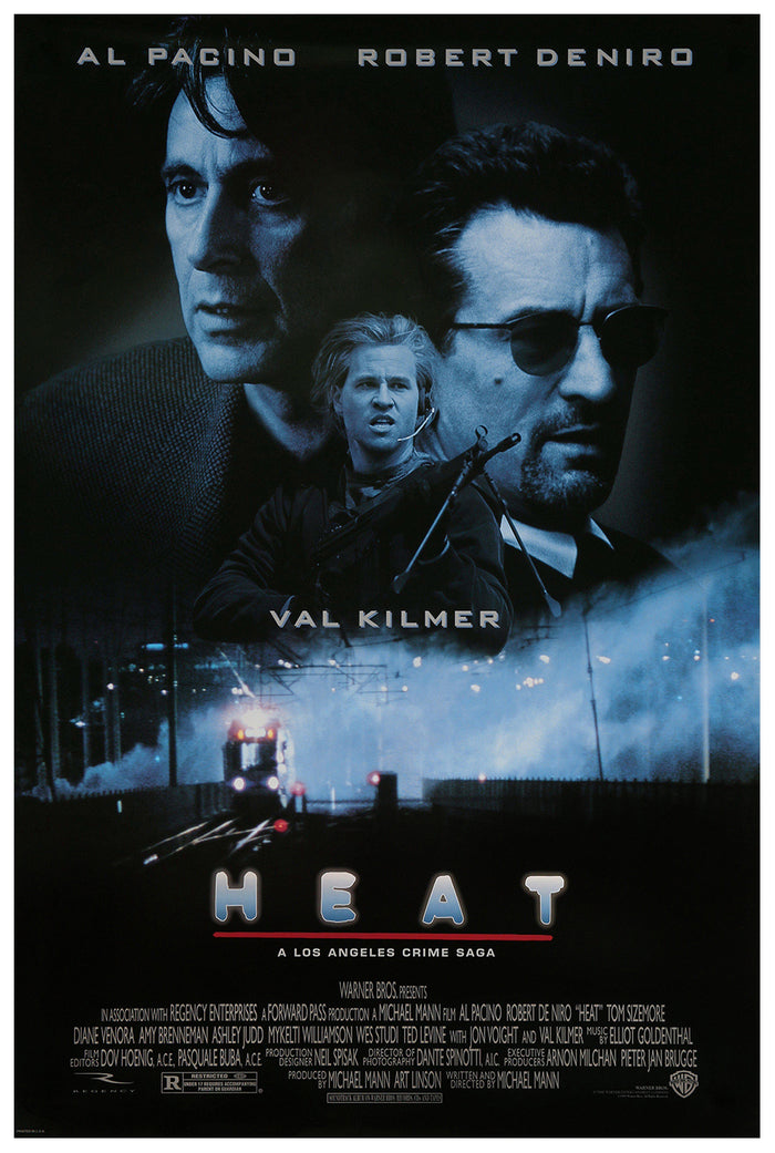 Heat 1995 - Al Pacino - US (2) - Classic Movie Poster