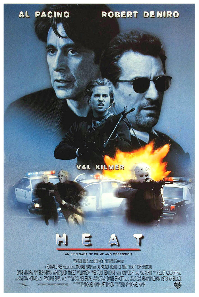 Heat 1995 - Al Pacino - US (3) - Classic Movie Poster