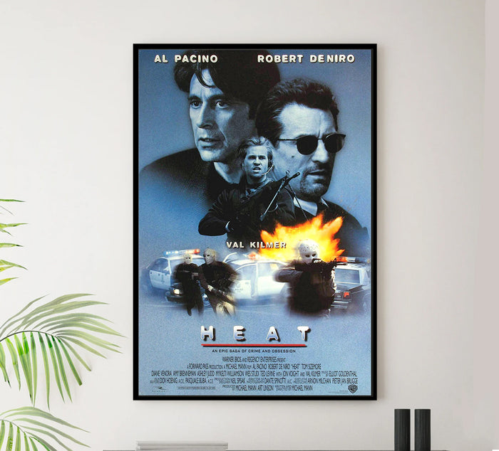 Heat 1995 - Al Pacino - US (3) - Classic Movie Poster