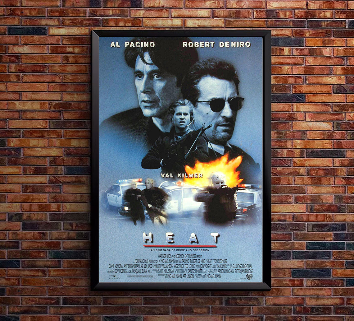 Heat 1995 - Al Pacino - US (3) - Classic Movie Poster