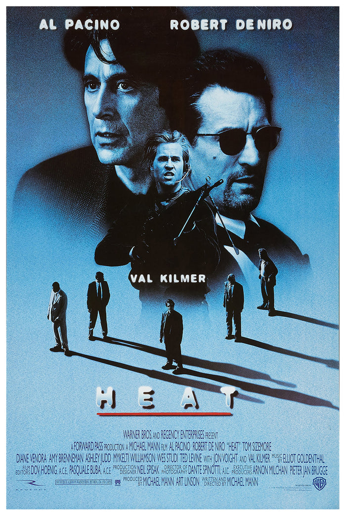 Heat 1995 - Al Pacino - US - Classic Movie Poster