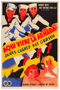 Here Comes the Navy 1934 - James Cagney - Spain - Classic Movie Poster