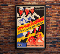 Here Comes the Navy 1934 - James Cagney - Spain - Classic Movie Poster
