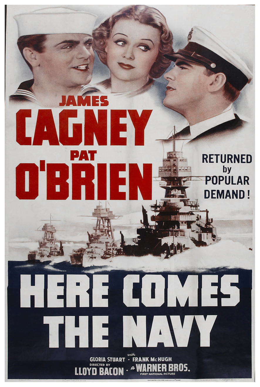 Here Comes the Navy 1934 - James Cagney - US - Classic Movie Poster