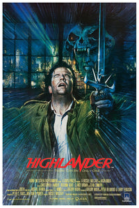 Highlander 1981 - v1 - Sean Connery - Vintage Classic Movie Poster