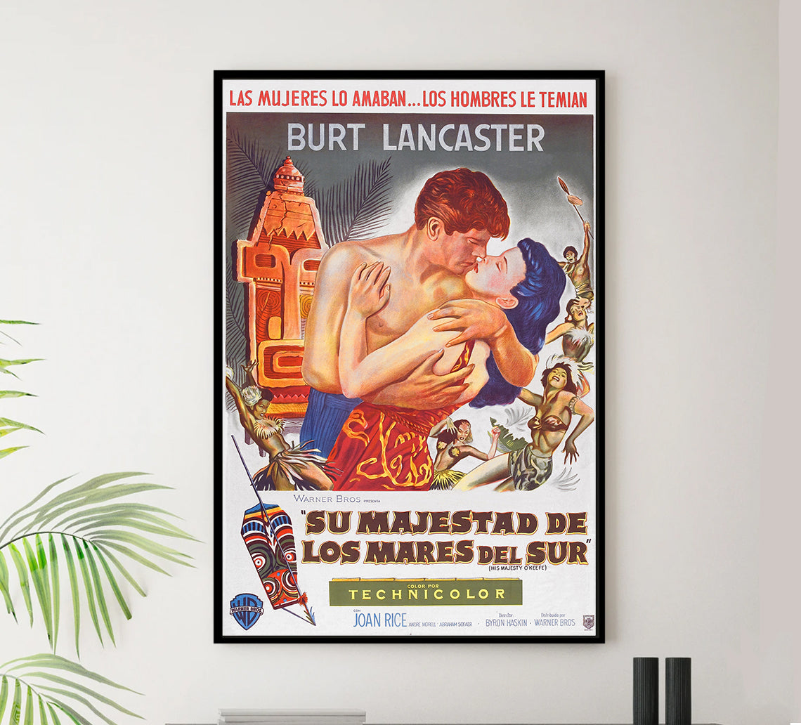 His Majesty O'Keefe 1954 - Burt Lancaster - Argentina - Classic Movie Poster