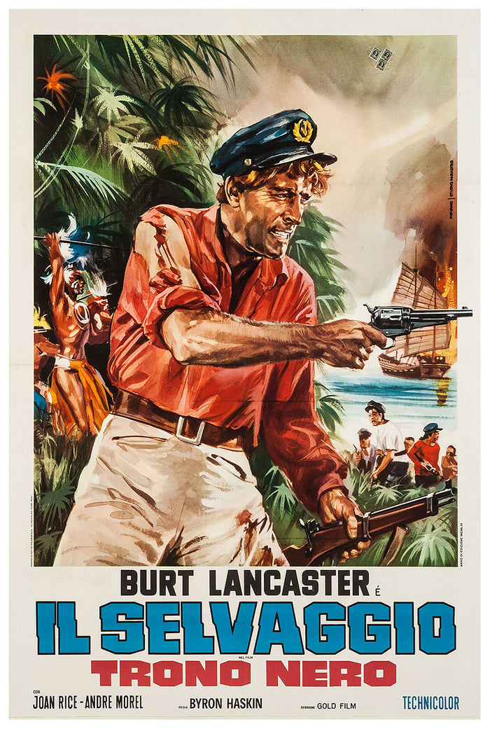 His Majesty O'Keefe 1954 - Burt Lancaster - Italy (2) - Classic Movie Poster