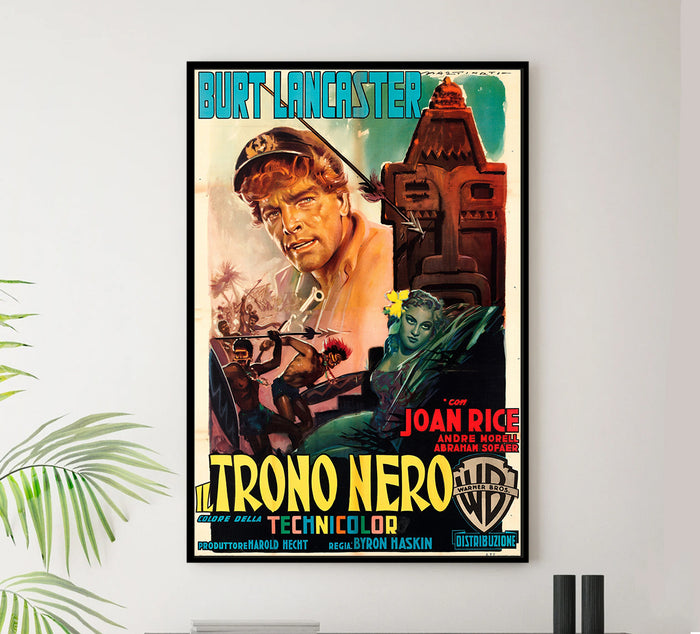 His Majesty O'Keefe 1954 - Burt Lancaster - Italy - Classic Movie Poster