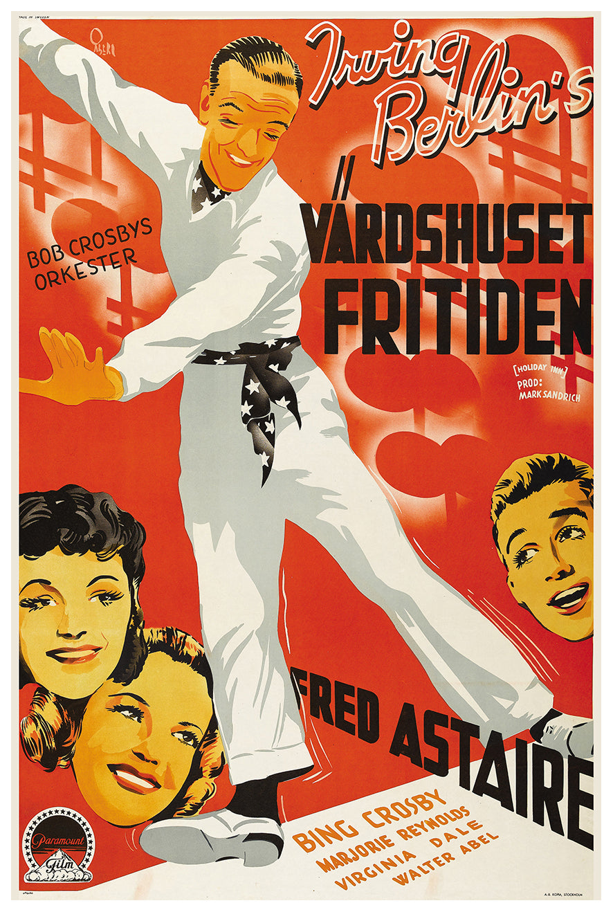 Holiday Inn 1942 - Sweden - Classic Movie Poster