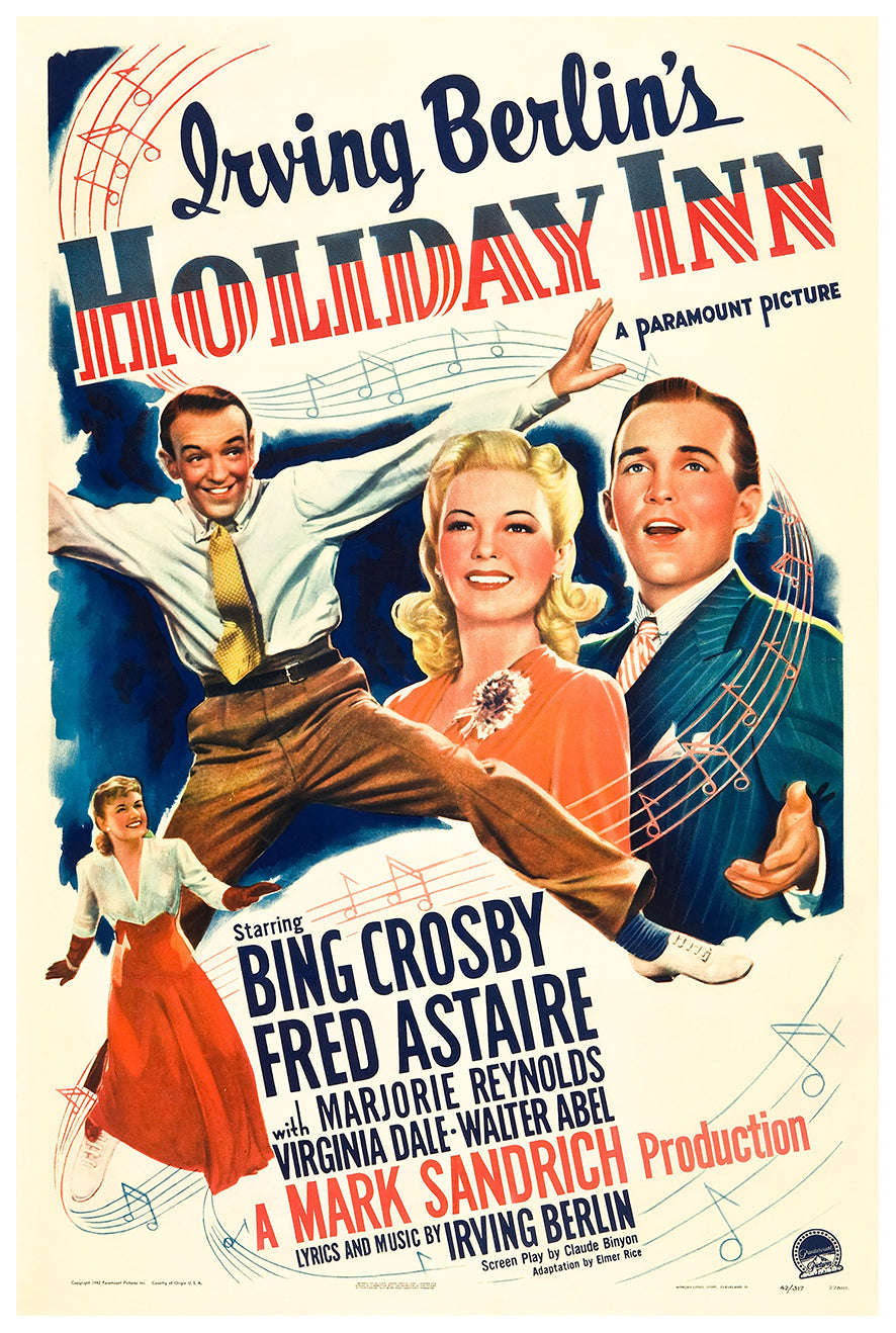 Holiday Inn 1942 - US - Classic Movie Poster