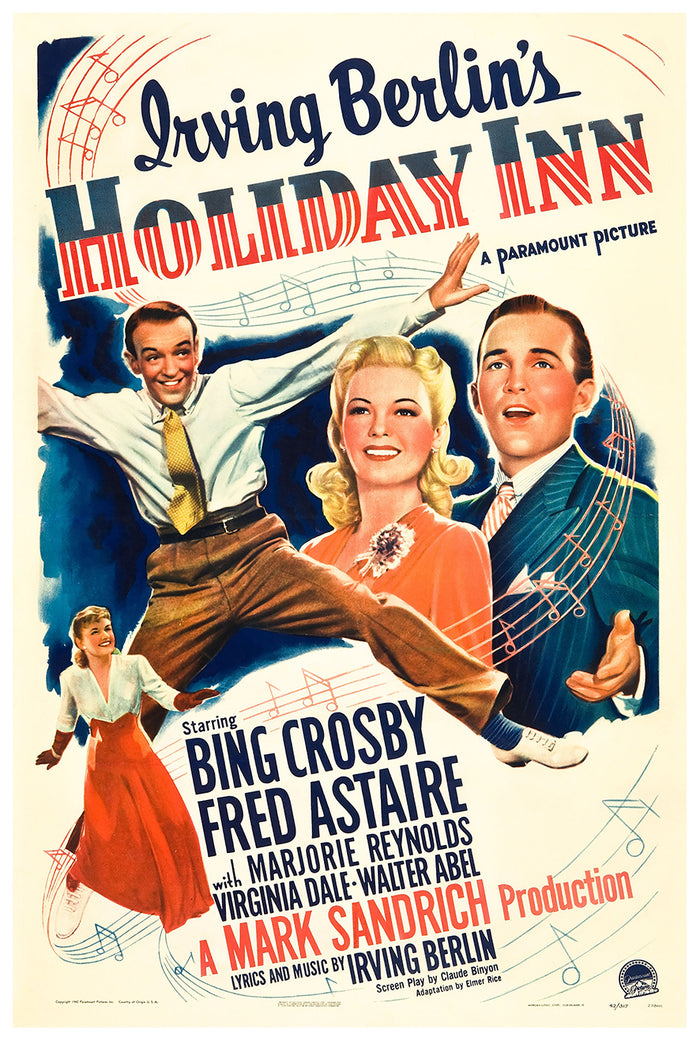 Holiday Inn 1942 - US - Classic Movie Poster