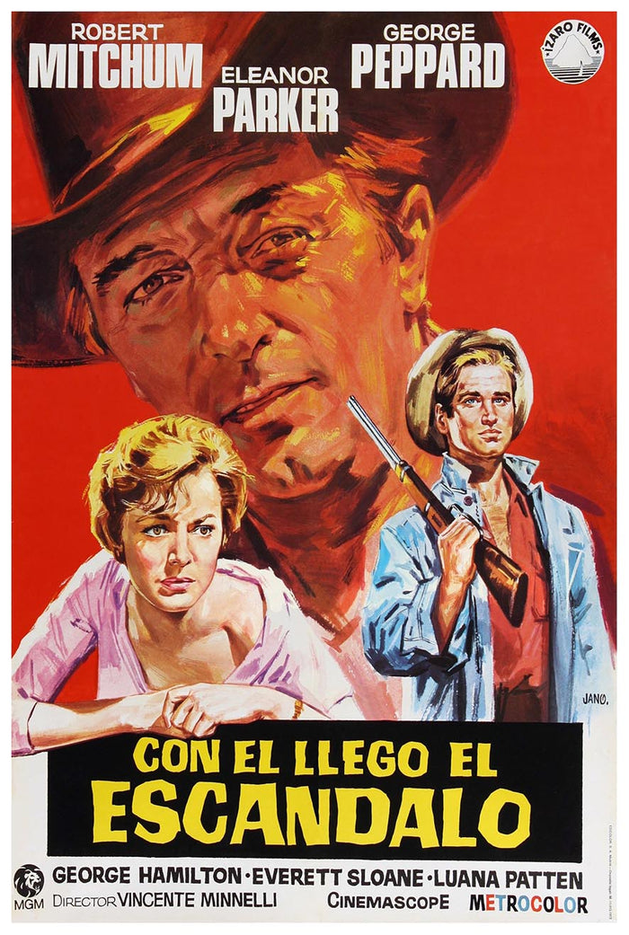 Home from the Hill 1960 - Spanish v2 - Robert Mitchum - Vintage Classic Movie Poster