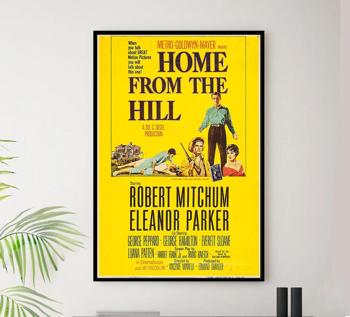 Home from the Hill 1960 - Robert Mitchum - Vintage Classic Movie Poster