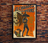 The Skull Chariot - Mexican Horror Movie Poster