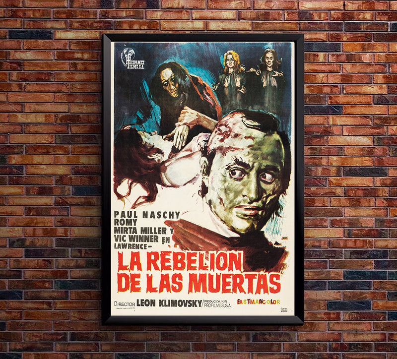 The Rebellion of the Dead - Mexican Horror Movie Poster