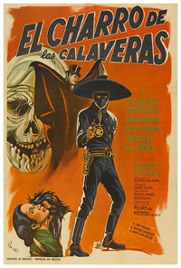 The Skull Chariot - Mexican Horror Movie Poster