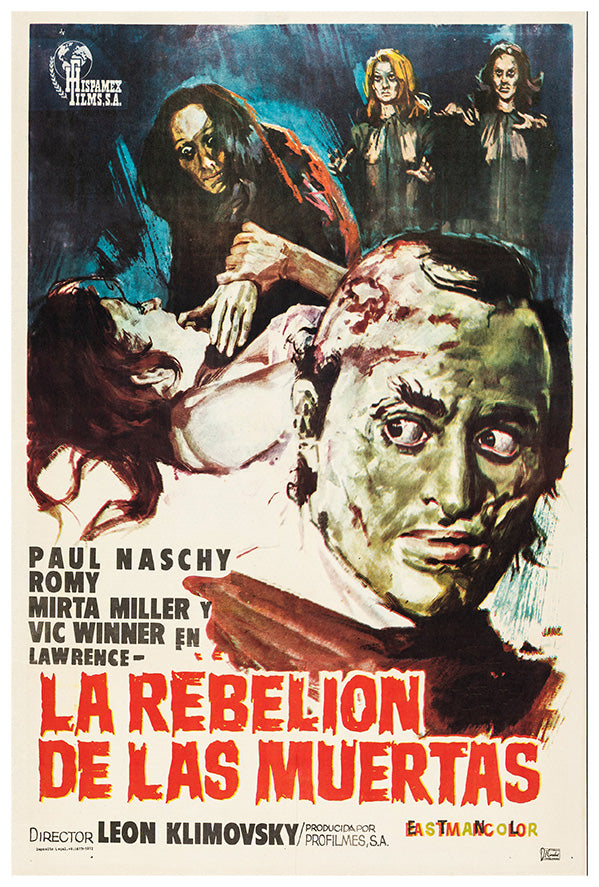 The Rebellion of the Dead - Mexican Horror Movie Poster