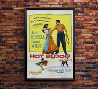 Hot Blood 1956 - Vintage Classic Movie Poster
