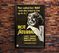 Hot Saturday 1932 - Cary Grant - US - Classic Movie Poster