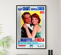 Houseboat 1958 - Cary Grant - Italy(2) - Classic Movie Poster