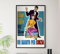 Houseboat 1958 - Cary Grant - Italy - Classic Movie Poster