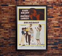 Houseboat 1958 - Cary Grant - US - Classic Movie Poster