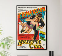 House of Wax 1953 - Charles Bronson - Argentina - Classic Movie Poster