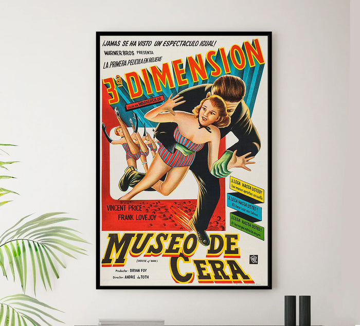 House of Wax 1953 - Argentina - Classic Movie Poster