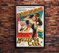 House of Wax 1953 - Charles Bronson - Argentina - Classic Movie Poster