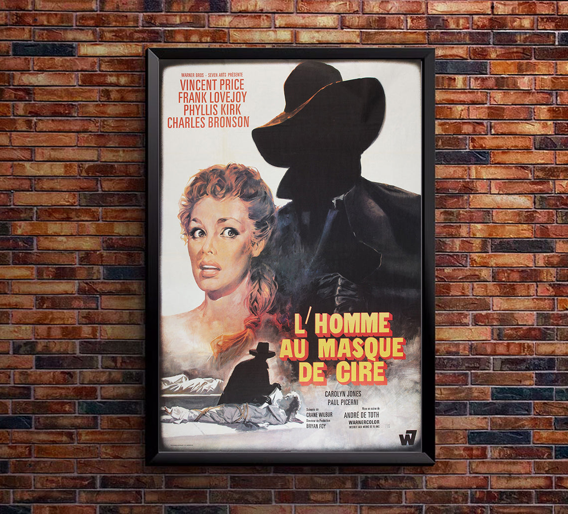 House of Wax 1953 - Charles Bronson - France - Classic Movie Poster