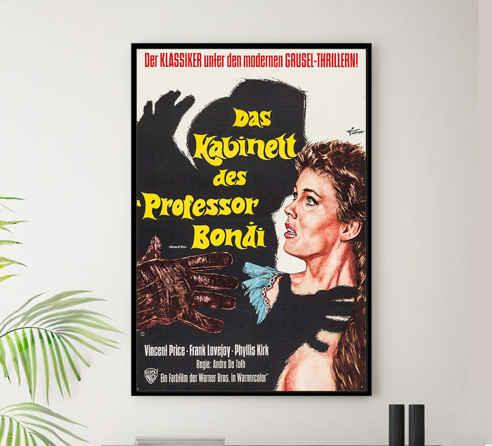House of Wax 1953 - Germany - Classic Movie Poster