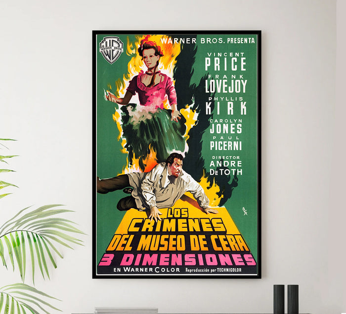 House of Wax 1953 - Spain (2) - Classic Movie Poster