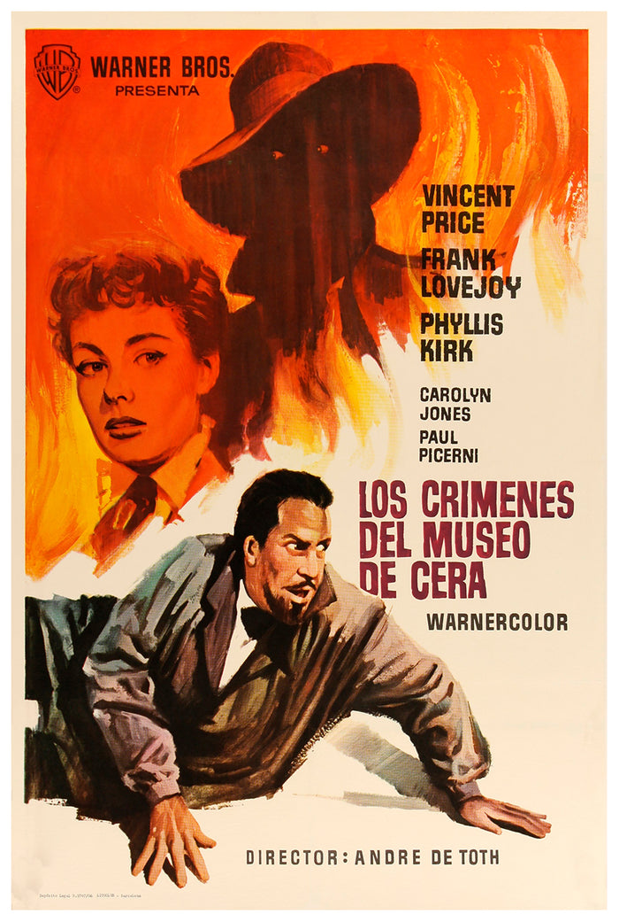 House of Wax 1953 - Spain - Classic Movie Poster