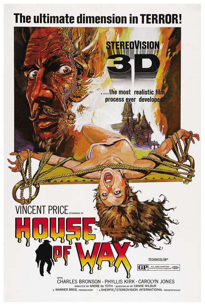 House of Wax 1953 - US - Classic Movie Poster