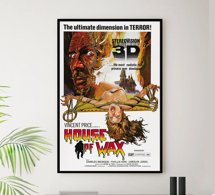 House of Wax 1953 - US - Classic Movie Poster