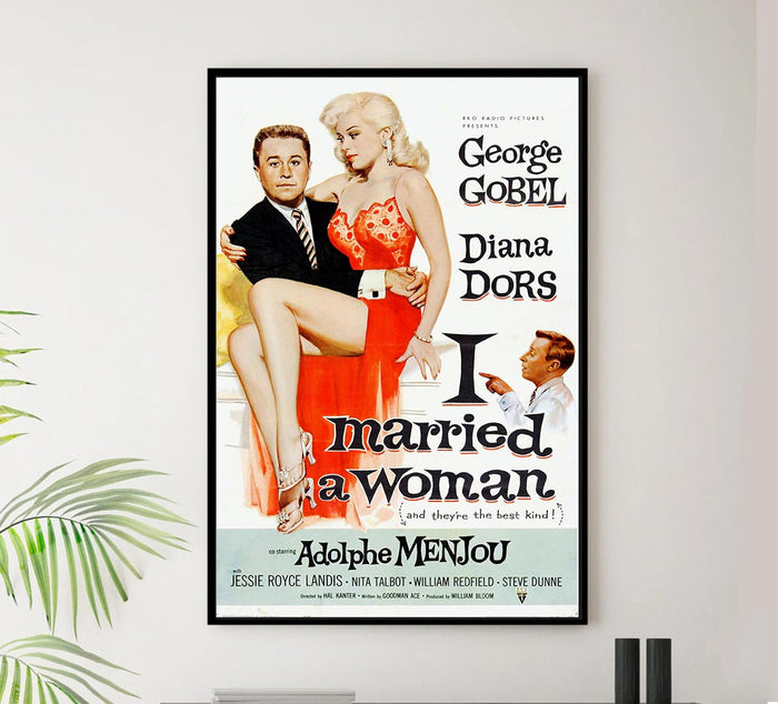 I Married a Woman 1958 - Vintage Classic Movie Poster