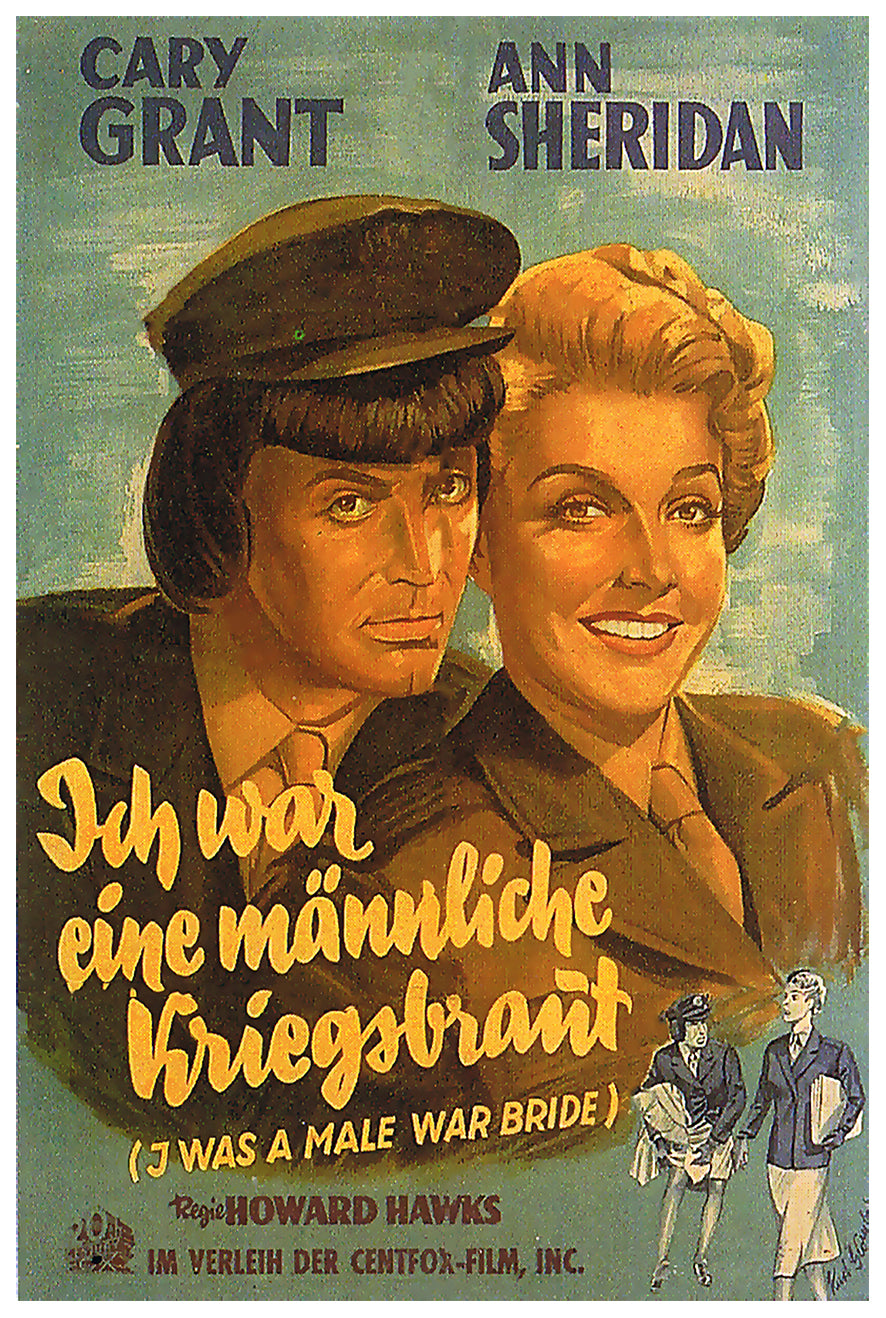 Houseboat 1958 - Cary Grant - Germany - Classic Movie Poster
