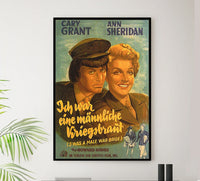 Houseboat 1958 - Cary Grant - Germany - Classic Movie Poster
