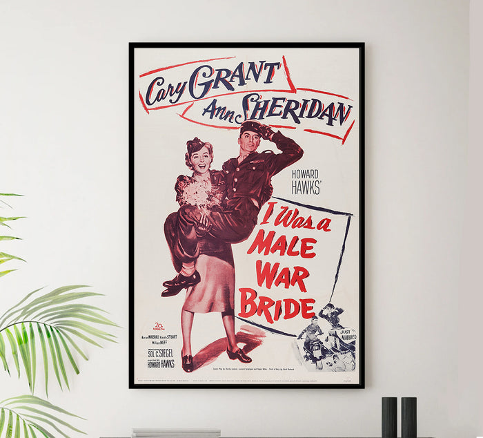 I Was a Male War Bride 1949 - Cary Grant - US - Classic Movie Poster