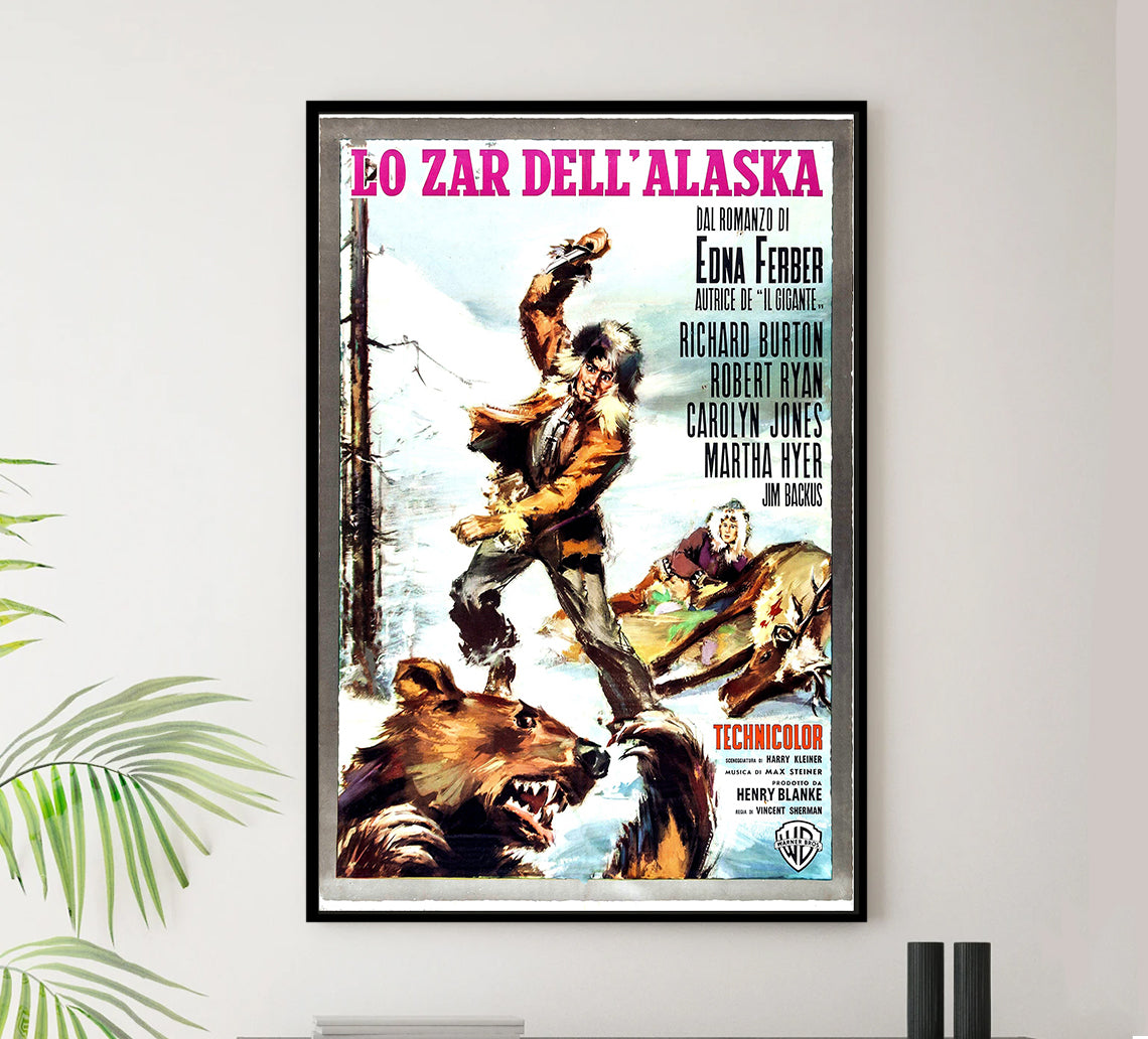 Ice Palace 1960 - Richard Burton - Italy - Classic Movie Poster