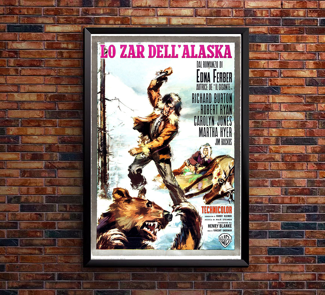 Ice Palace 1960 - Richard Burton - Italy - Classic Movie Poster