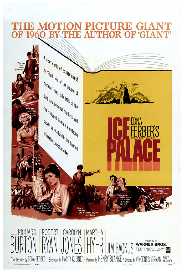 Ice Palace 1960 - Richard Burton - US - Classic Movie Poster