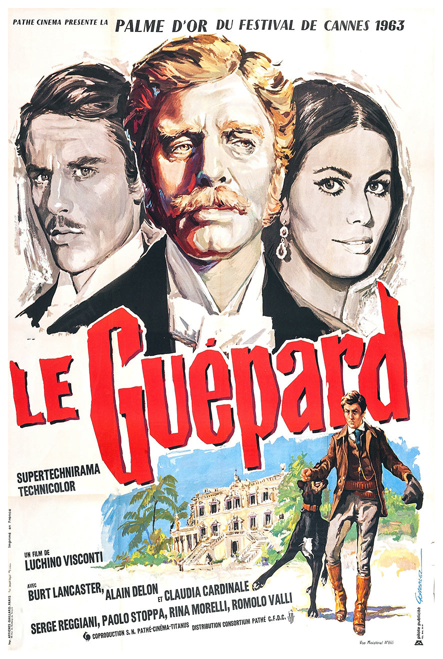 Il gattopardo 1963 - Burt Lancaster - France (2) - Classic Movie Poster