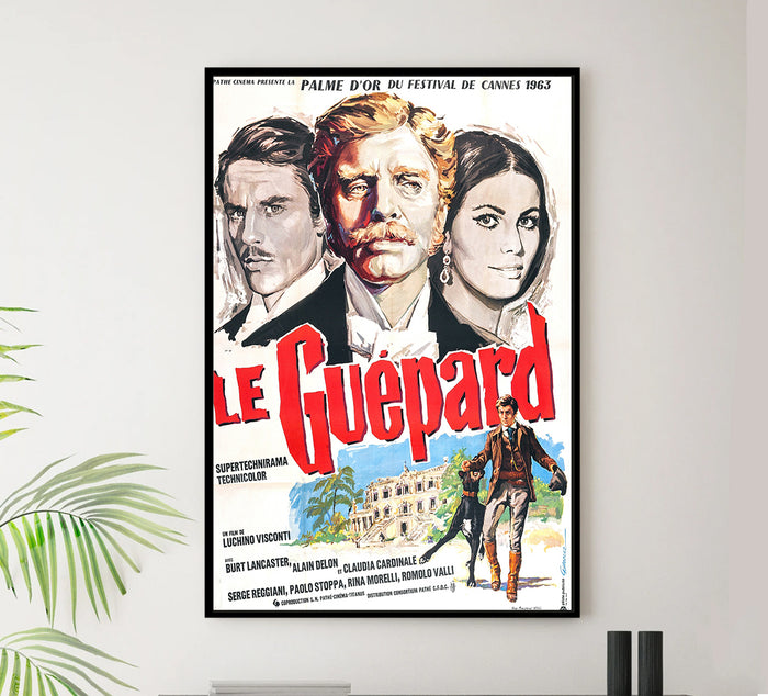 Il gattopardo 1963 - Burt Lancaster - France (2) - Classic Movie Poster